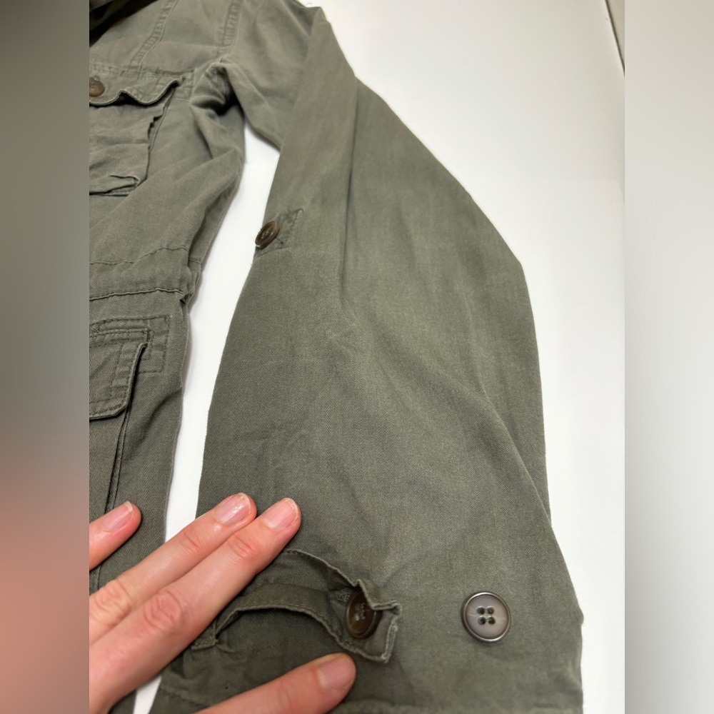 Bar III army green utility jacket size Small S gorpcore‎ street wear - Picture 9 of 16